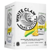 White Claw Pineapple Hard Seltzer Can 4 Pack (330 ml)