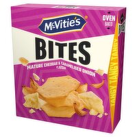 McVitie's Bites Mature Cheddar & Caramelised Onion Crackers (125 g)