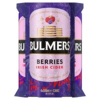 Bulmers Berries Irish Cider Can 4 Pack (500 ml)
