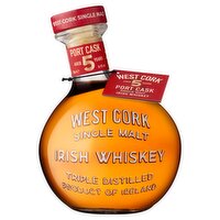 West Cork Irish Whiskey 5 Year Old Port Cask (700 ml)