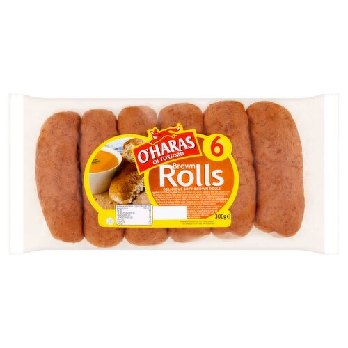 O Haras Brown Salad Rolls 6 Pack (300 g)