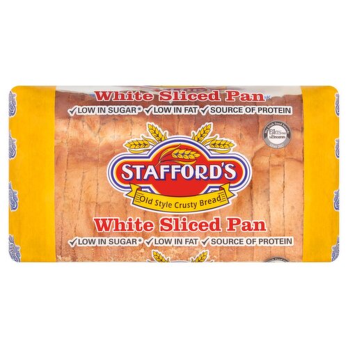 Staffords Crusty Sliced Pan Large White (750 g)