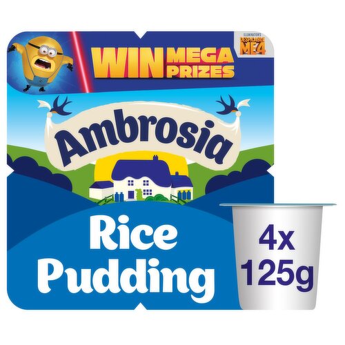 Ambrosia Rice Pudding 4 Pots (500 g)