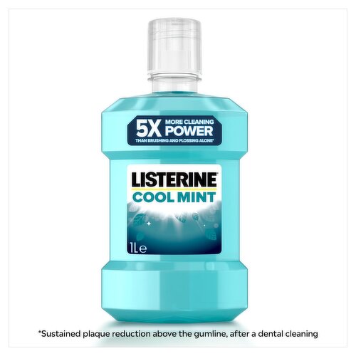 Listerine Cool Mint Mouthwash (1 L)