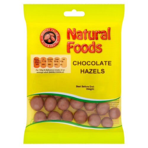 Natural Foods Milk Chocolate Hazel Nuts (70 g)