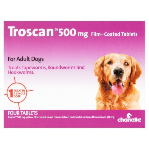 Troscan All in One Wormer for Adult Dogs (1 Piece)