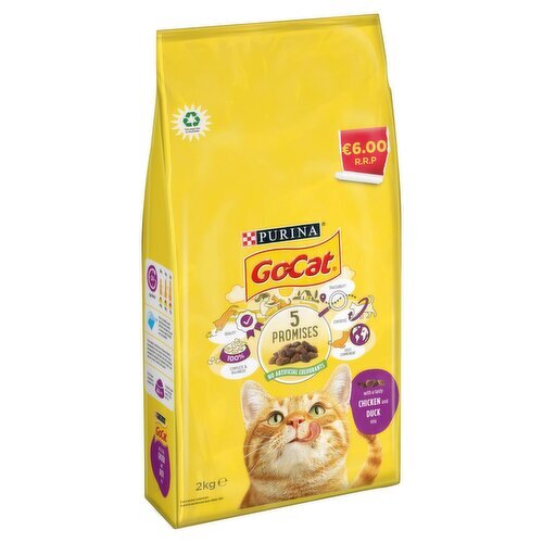 Go Cat Chicken & Duck RMP €6 (2 kg)
