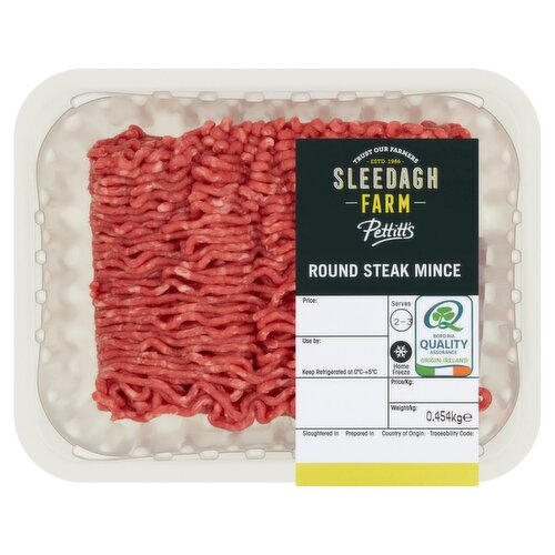 Pettitt's Sleeda Round Steak Mince (454 g)