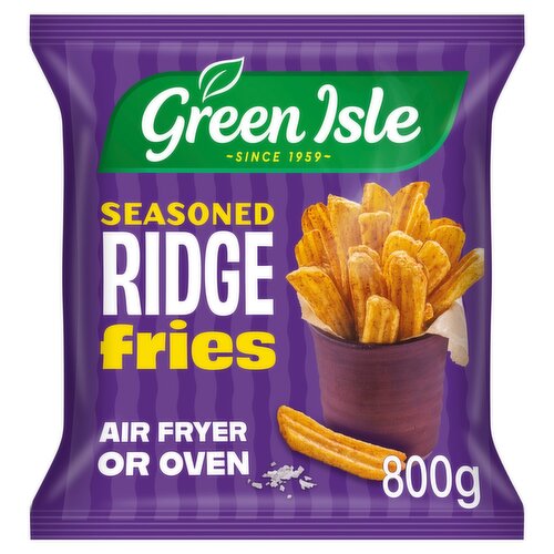 Green Isle Seasoned Ridge Fries (800 g)
