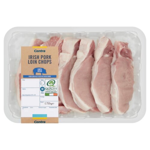 Centra Pork Chops Family Value 6 Pack (750 g)