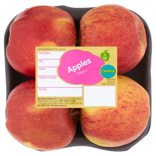 Centra Irish Apple Tray   (4 Piece)