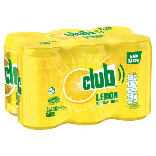 Club Lemon 6 Pack (330 ml)