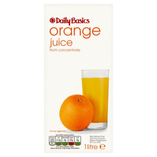 Daily Basics Orange Juice (1 L)