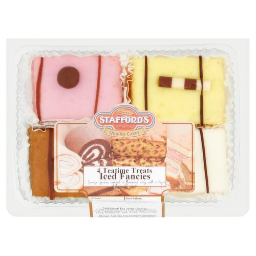 Staffords Teatime Treats Iced Fancies 4 Pack (280 g)