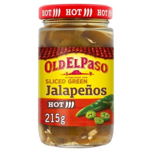 Old El Paso Sliced Green Jalapeños (215 g)