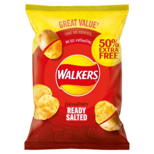 Walkers Ready Salted 50% Extra Free (33 g)