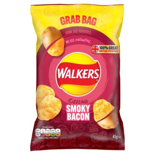 Walkers Smoky Bacon Crisps (45 g)