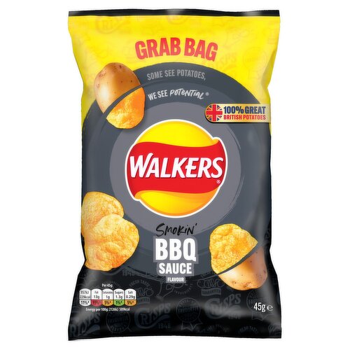 Walkers BBQ Sauce Crisps (45 g)