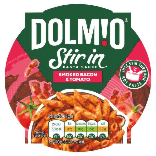 Dolmio Stir In Smoked Bacon and Tomato Pasta Sauce (150 g)