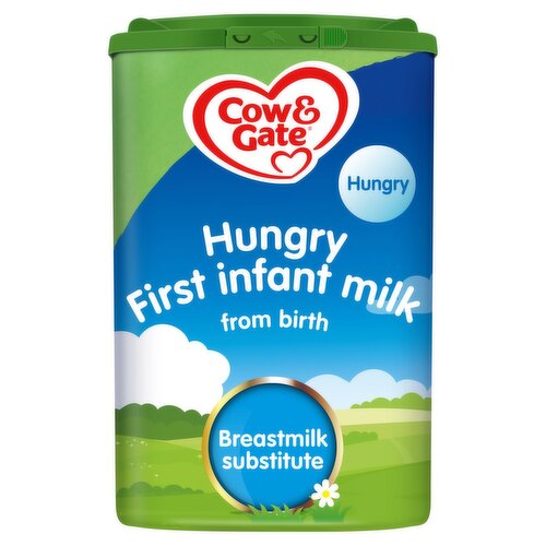 Cow & Gate Cow & Gate Hungry Infant Milk Formula From Birth (800 g), 0.8 Kilogram 