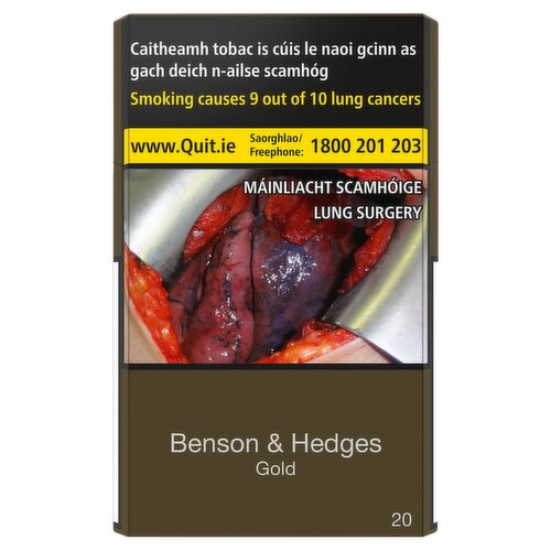 Benson & Hedges Gold Cigarettes (20 Pack)