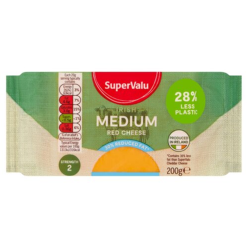 SuperValu Medium Light Red Cheddar (200 g)