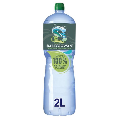 Ballygowan Sparkling Natural Mineral Water Bottle (2 L)