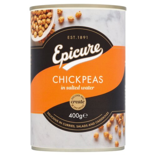 Epicure Chick Peas In Salted Water (400 g)