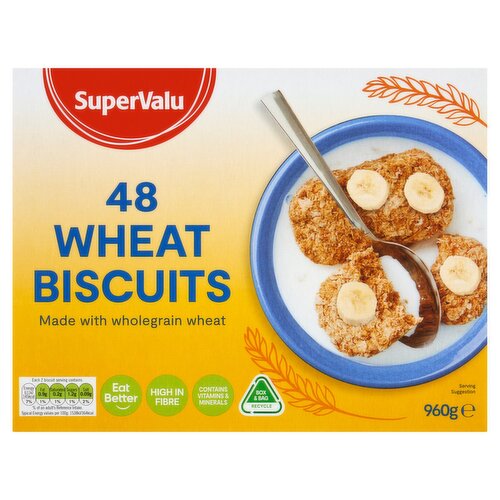 SuperValu Wheat Biscuits 48 Pack (960 g)