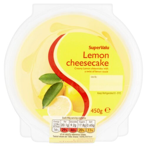 SuperValu Lemon Cheesecake (450 g)