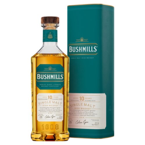 Bushmills 10 Year Old Single Malt Whiskey (70 cl)