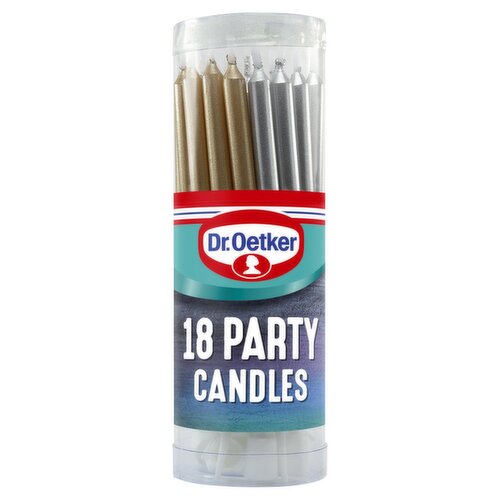 Dr. Oetker Party Candles & Holders (18 Piece)