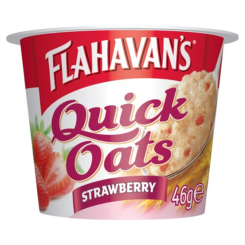 Flahavan's Strawberry Quick Oats Pot  (46 g)