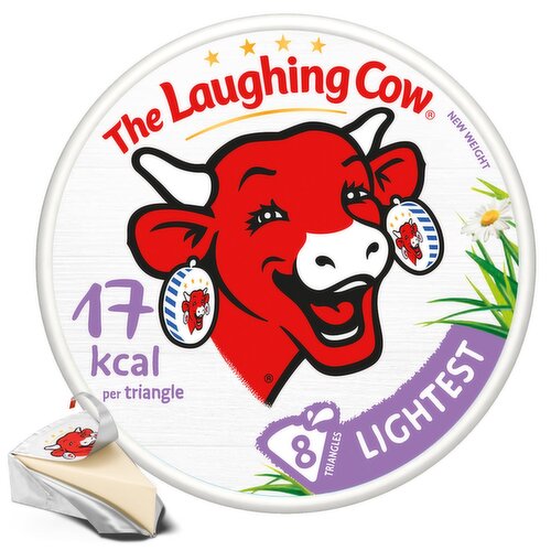 The Laughing Cow Lightest Cheese Spread Wedges 8 Pack (15 g)