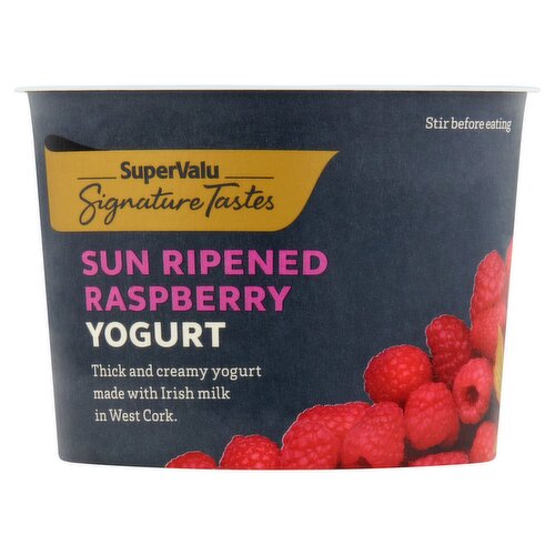 SuperValu Signature Tastes Sun Ripened Raspberry Yogurt (150 g)