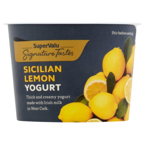 SuperValu Signature Tastes Sicilian Lemon Yogurt (150 g)