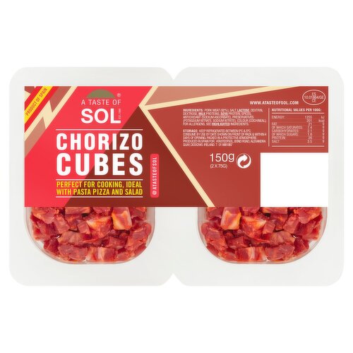 A Taste of Sol Diced Chorizo (150 g)