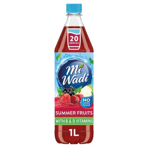 Mi Wadi Summer Fruits No Added Sugar Squash (1 L)