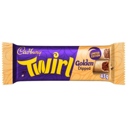 Cadbury Twirl Golden Dipped Chocolate Bar (43 g)