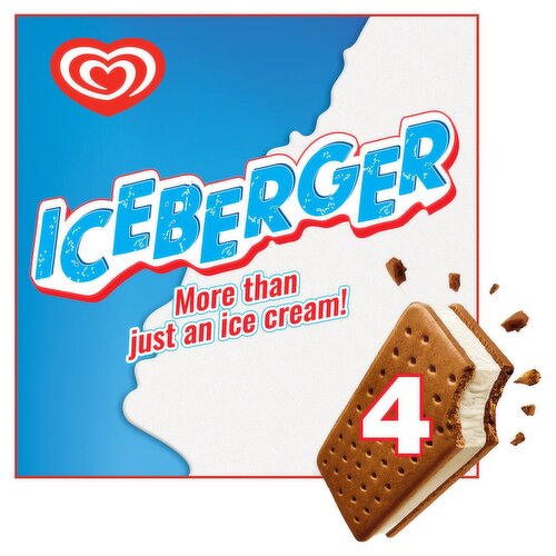 HB Iceberger Ice Cream Sandwich 4 Pack (100 ml)