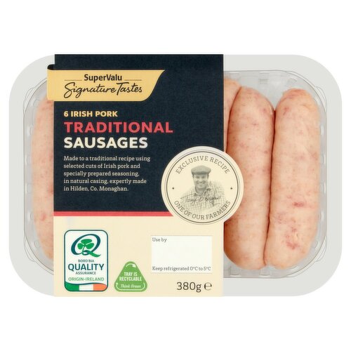 SuperValu Signature Tastes Irish Pork Traditional Sausages (380 g)