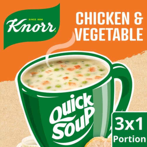 Knorr Quick Soup Chicken & Vegetable 3 Portions (42 g)