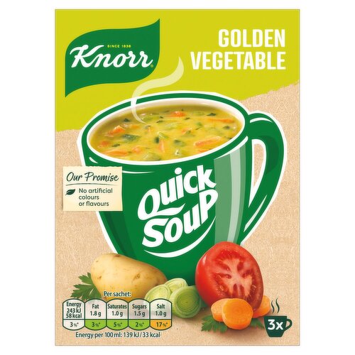 Knorr Quick Soup Golden Vegetable 3 Portions (48 g)