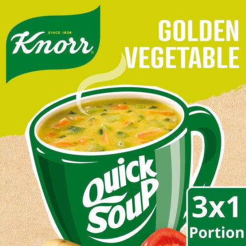 Knorr Quick Soup Golden Vegetable 3 Pack (48 g)