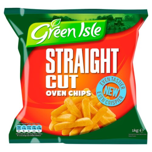 Green Isle Straight Cut Oven Chips (1 kg) Storefront EN