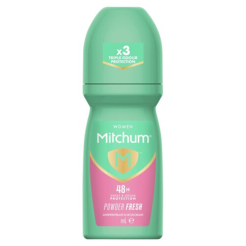 Mitchum Powder Fresh 48HR Protection Anti-Perspirant Roll On Deodorant (100 ml)