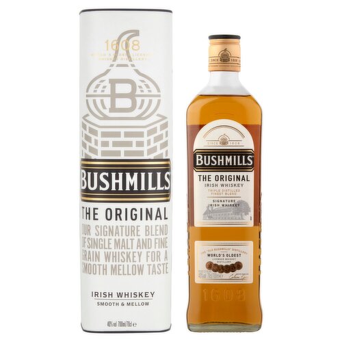 Bushmills Triple Distilled Irish Whiskey  (70 cl)