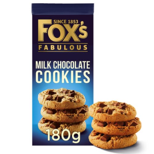 Fox's Fabulous Milk Chocolate Cookies (180 g)