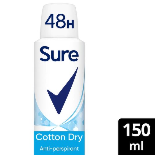 Sure Women Cotton Dry Anti-perspirant Deodorant (150 ml)