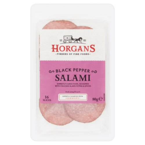 Horgan's Black Pepper Salami Slices (80 g)